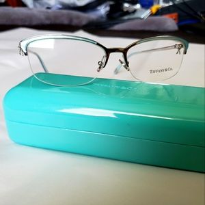 Tiffany & Co. Eyeglass Frames with display lens and hard case, new without tags
